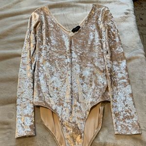 Crushed Velvet Bodysuit